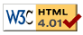 Valid HTML 4.01!